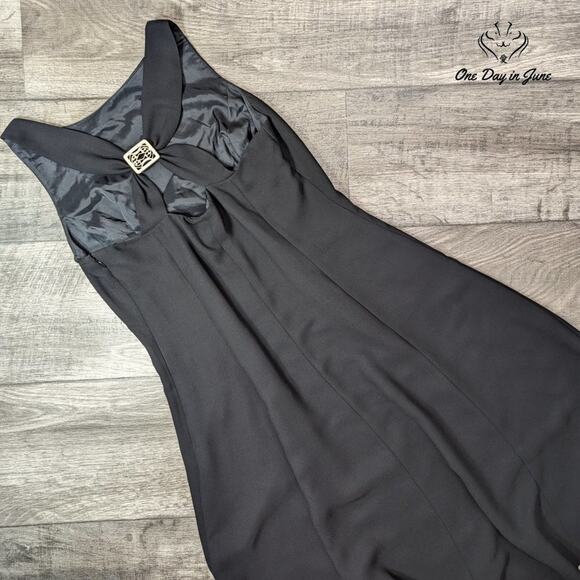 Talbots Sleeveless Little Black Dress Size 6 - Picture 5 of 5